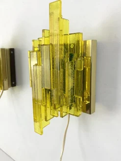 Discount Pamono Brutalist Danish Wall Lamps by Claus Bolby for Cebo Industri, 1970s, Set of 2