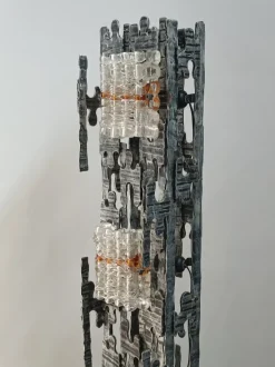 Best Pamono Brutalist Floor Lamp attributed to Albano Poli for Poliarte, 1970s