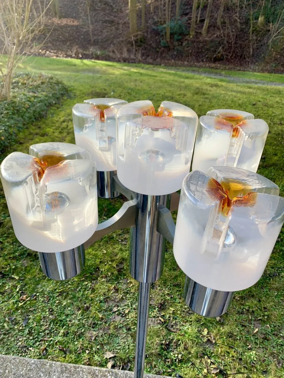 Online Pamono Brutalist Floor Lamp by Gaetano Sciolari for Nason Mazzega, 1960s