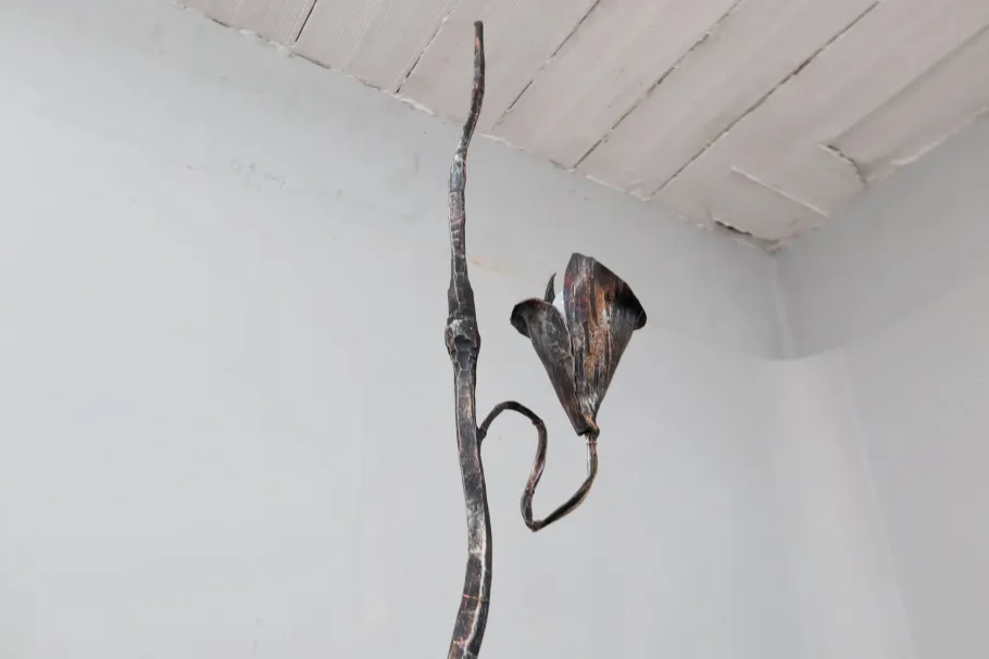 New Pamono Brutalist Floor Lamp by Salvino Marsura, 1970s