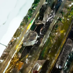 Sale Pamono Brutalist Glass Wall Sconce by Chartres Raak, 1960s