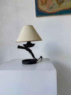 Clearance Pamono Brutalist Metal Lamp, 1950s