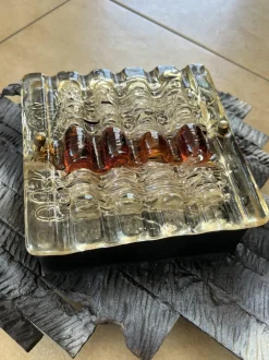 Hot Pamono Brutalist Murano Glass Wall Lamps by Albano Poli for Poli Arte, 1970s, Set of 2