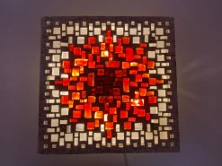 Discount Pamono Brutalist Style Glass Object/Wall Lamp in Exposed Concrete attributed to Christof Krüger for Franz Lehmann Berlin Weißensee Glass Workshops, 1970s