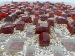 Discount Pamono Brutalist Style Glass Object/Wall Lamp in Exposed Concrete attributed to Christof Krüger for Franz Lehmann Berlin Weißensee Glass Workshops, 1970s