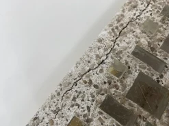 Discount Pamono Brutalist Style Glass Object/Wall Lamp in Exposed Concrete attributed to Christof Krüger for Franz Lehmann Berlin Weißensee Glass Workshops, 1970s