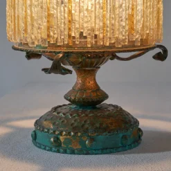 Discount Pamono Brutalist Table Lamp in Murano Glass from Biancardi & Jordan, Verona, 1950s