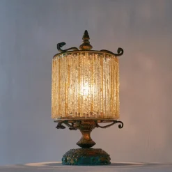 Discount Pamono Brutalist Table Lamp in Murano Glass from Biancardi & Jordan, Verona, 1950s