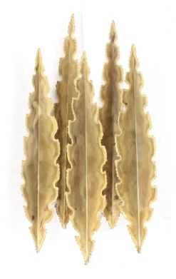 Discount Pamono Brutalist Wall Sconce in Brass by Svend Aage Holm Sørensen, 1960s
