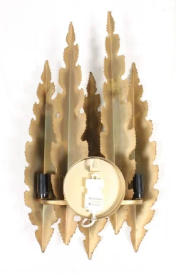 Discount Pamono Brutalist Wall Sconce in Brass by Svend Aage Holm Sørensen, 1960s