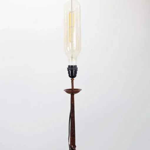 Best Pamono Brutalist Wrought Iron Floor Lamp