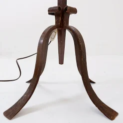 Best Pamono Brutalist Wrought Iron Floor Lamp