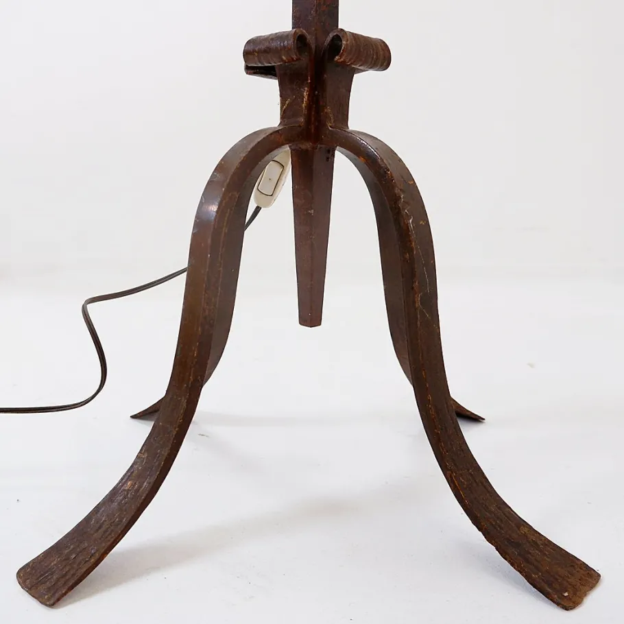 Best Pamono Brutalist Wrought Iron Floor Lamp