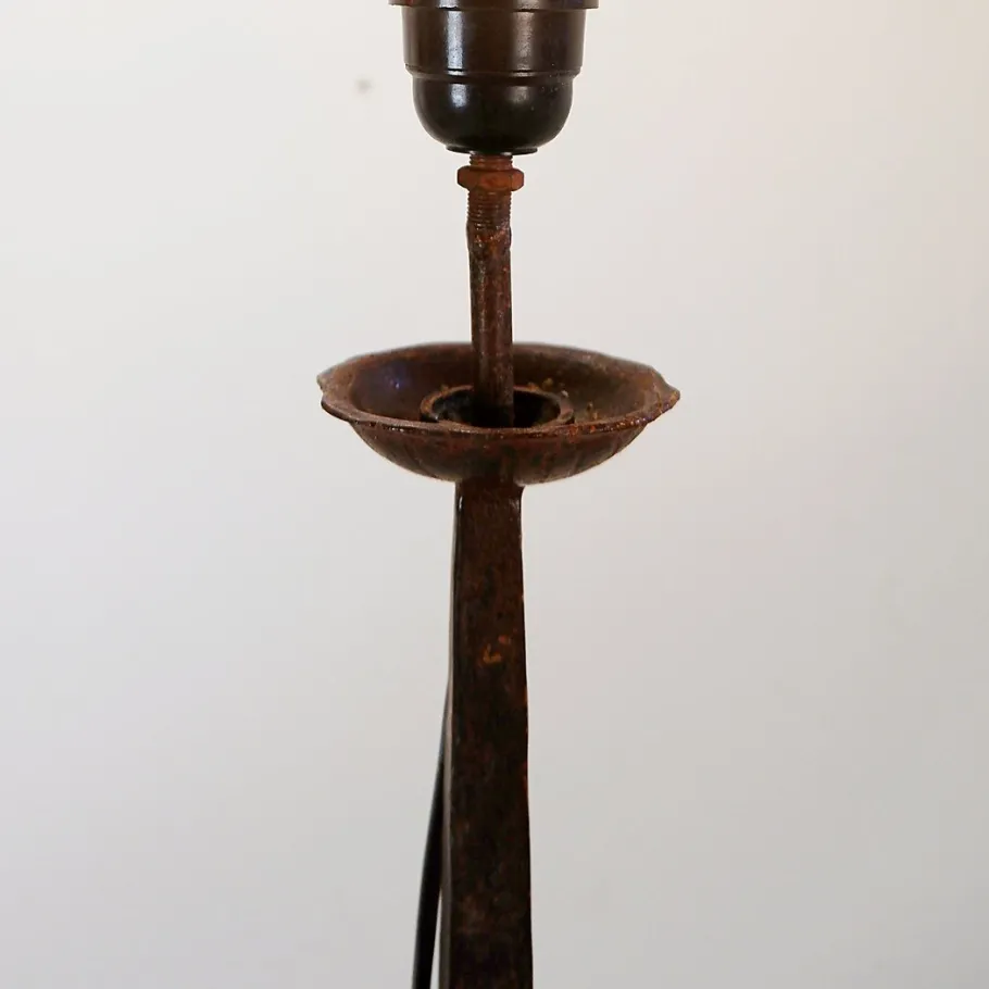 Best Pamono Brutalist Wrought Iron Floor Lamp
