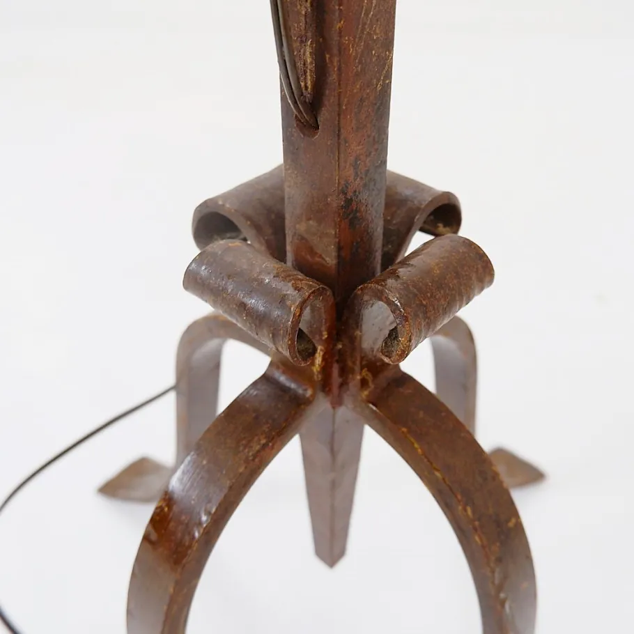 Best Pamono Brutalist Wrought Iron Floor Lamp