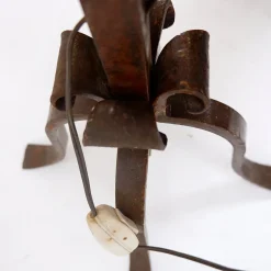 Best Pamono Brutalist Wrought Iron Floor Lamp
