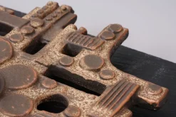 Hot Pamono Brutalistic Pottery Wall Lamp from Brakelmann & Becker, 1970s