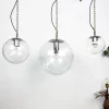 Discount Pamono Bubble Glass Pendant Lights from Raak Amsterdam, Set of 3