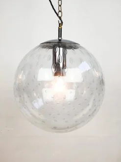 Discount Pamono Bubble Glass Pendant Lights from Raak Amsterdam, Set of 3