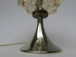 Pamono Bubble Glass Table Lamps by Helena Tynell for Limburg, 1960s, Set of 2