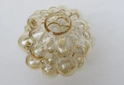 Pamono Bubble Glass Table Lamps by Helena Tynell for Limburg, 1960s, Set of 2