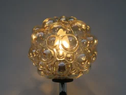 Pamono Bubble Glass Table Lamps by Helena Tynell for Limburg, 1960s, Set of 2