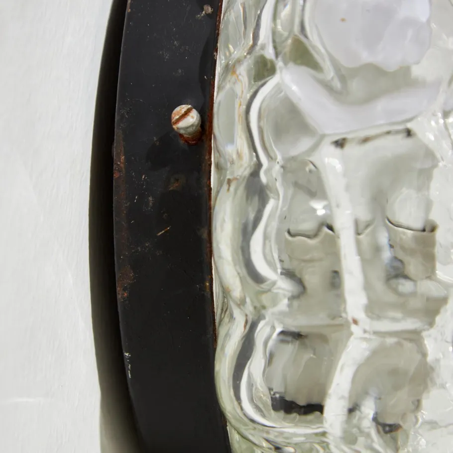 New Pamono Bubble Glass Wall Light by Helena Tynell for Limburg, 1960s