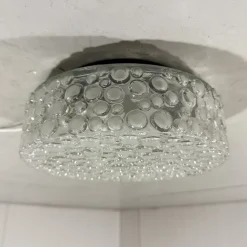 Discount Pamono Bubble Glass Wall or Ceiling Lamp, 1960s