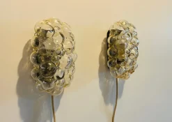 Hot Pamono Bubble Wall Lights attributed to Helena Tynell, 1960s, Set of 2
