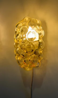 Hot Pamono Bubble Wall Lights attributed to Helena Tynell, 1960s, Set of 2