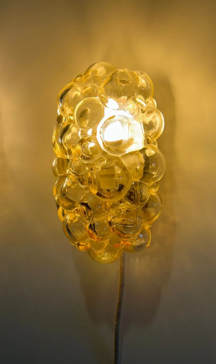 Hot Pamono Bubble Wall Lights attributed to Helena Tynell, 1960s, Set of 2