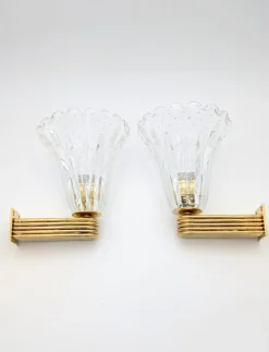 Clearance Pamono Bubble Wall Lights from Barovier, Set of 2