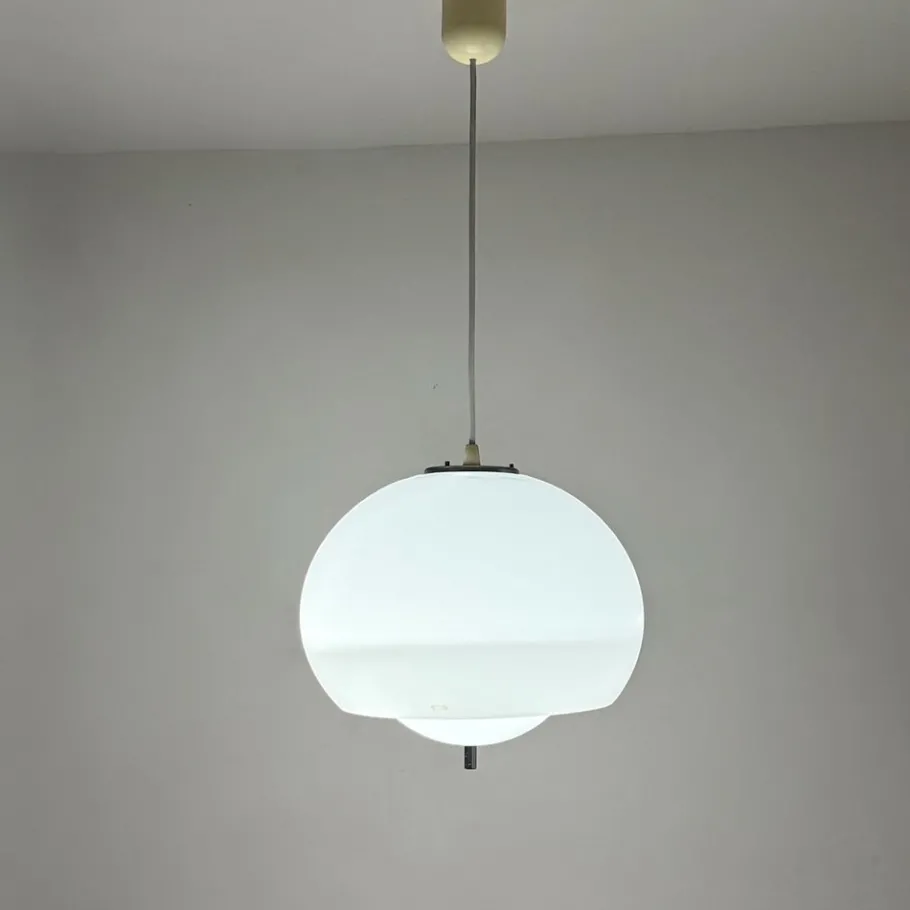 New Pamono Burgos Hanging Lamp by Harvey Guzzini for Studio 6g, Italy, 1960s