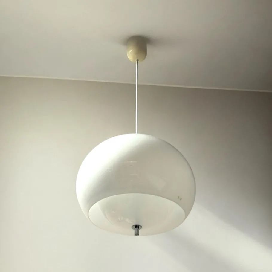 New Pamono Burgos Hanging Lamp by Harvey Guzzini for Studio 6g, Italy, 1960s