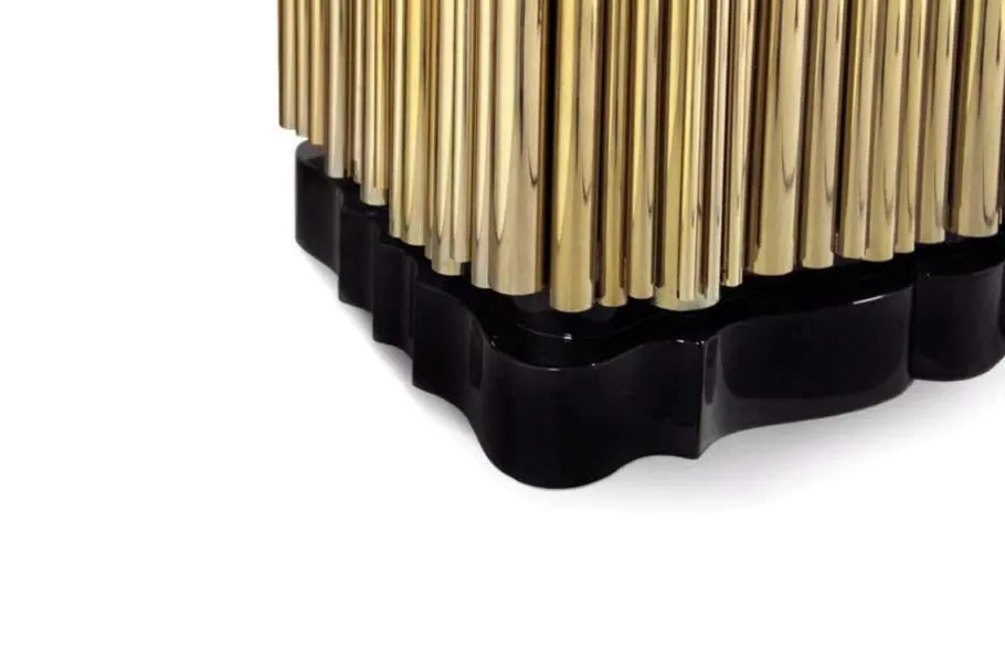 Online Pamono Cabinet in Gold-Plated Brass