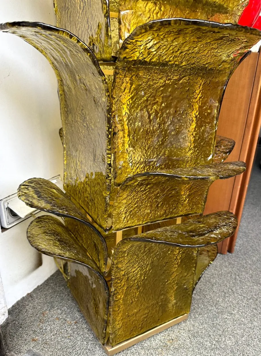 Best Pamono Cactus Floor Lamp in Murano Glass by Carlo Nason for Mazzega, 1970s