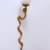 Sale Pamono Cast Brass Cobra Wall Lamp attributed to Maison Jansen, 1950s