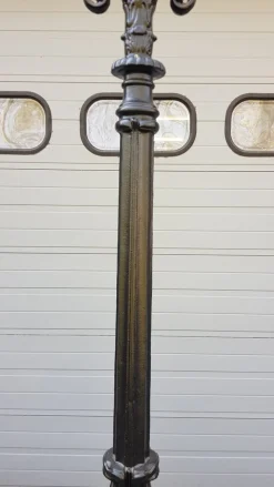 Online Pamono Cast Iron Lamp Post Doetinchem with Cast Iron Square Lantern