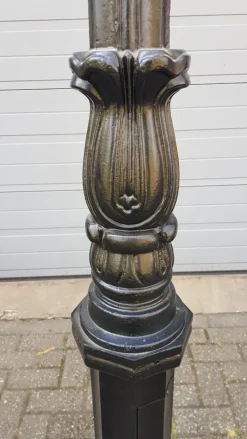Online Pamono Cast Iron Lamp Post Doetinchem with Cast Iron Square Lantern