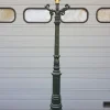 New Pamono Cast Iron Lamp Post M2 with Copper Square Lantern