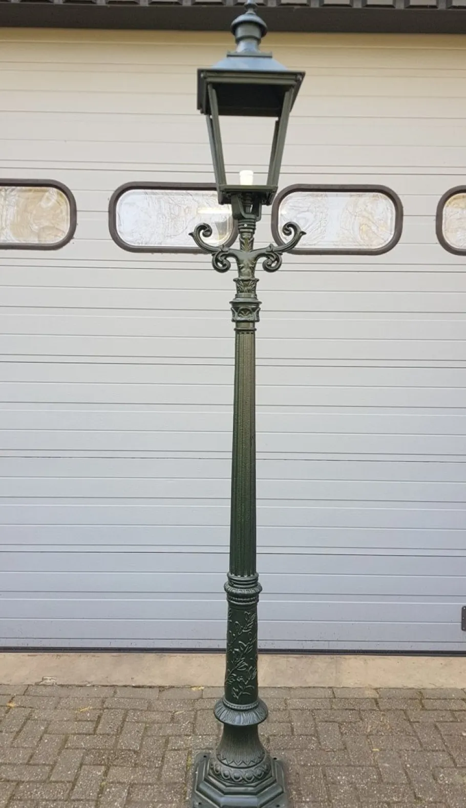 Hot Pamono Cast Iron Lamp Post Romantica with Square Cast Iron Lantern
