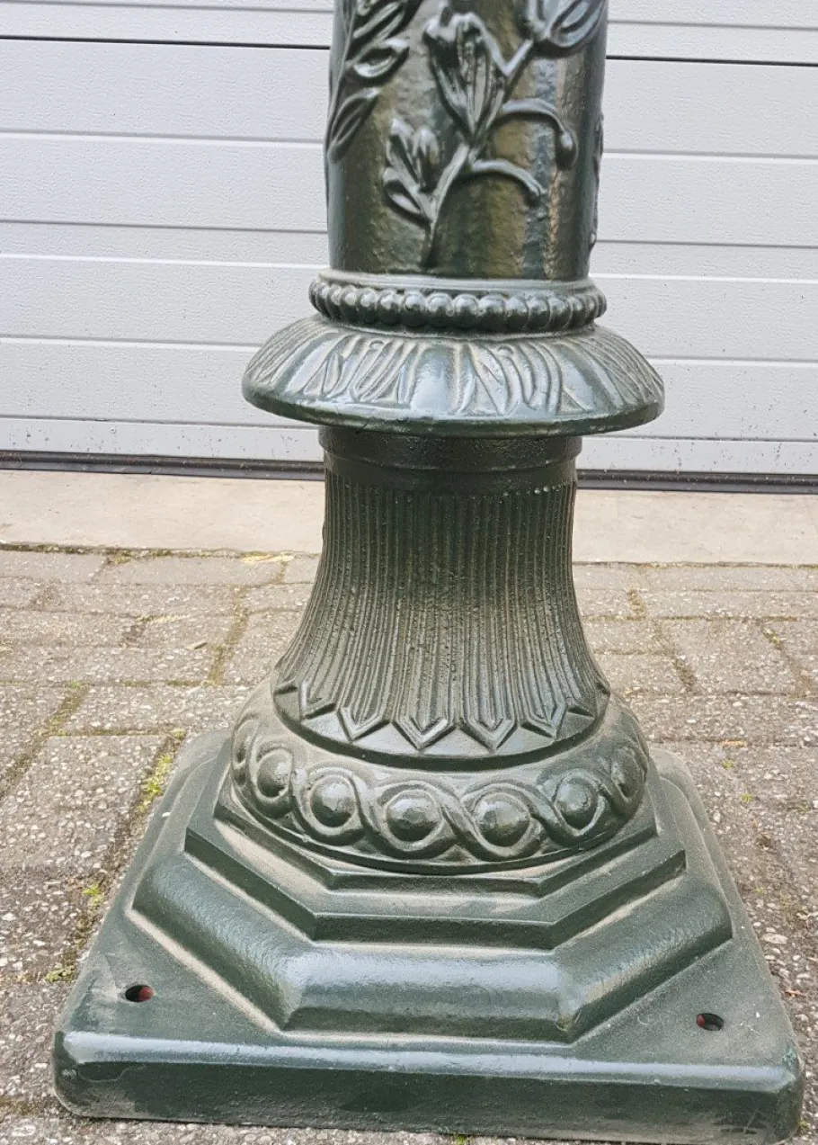 Hot Pamono Cast Iron Lamp Post Romantica with Square Cast Iron Lantern