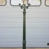 Outlet Pamono Cast Iron Lamp Post Romantica with Round Copper Lantern