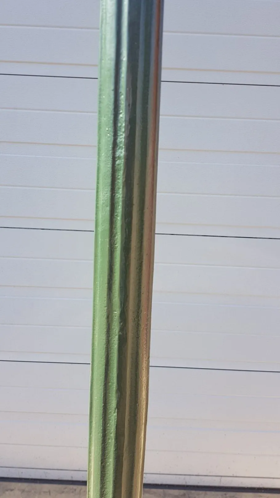 Clearance Pamono Cast Iron Lamp Post Rotterdammer with Round Copper Lantern