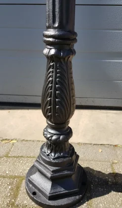 Discount Pamono Cast Iron Lamp Post with Copper Round Lantern