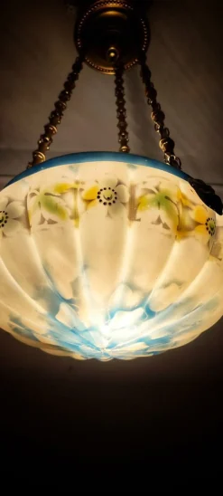 New Pamono Catalan Modernist Ceiling Lamp, Spain, 1930s