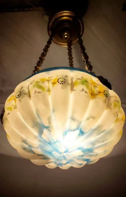 New Pamono Catalan Modernist Ceiling Lamp, Spain, 1930s