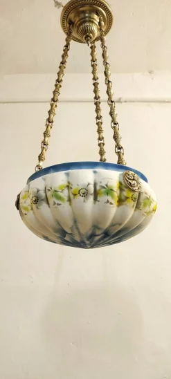 New Pamono Catalan Modernist Ceiling Lamp, Spain, 1930s