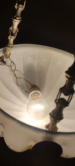 New Pamono Catalan Modernist Ceiling Lamp, Spain, 1930s