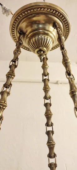 New Pamono Catalan Modernist Ceiling Lamp, Spain, 1930s